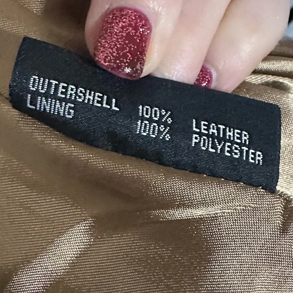 Jim and Mary Lou Black 100% Leather Jacket Vintage XS - Picture 11 of 11